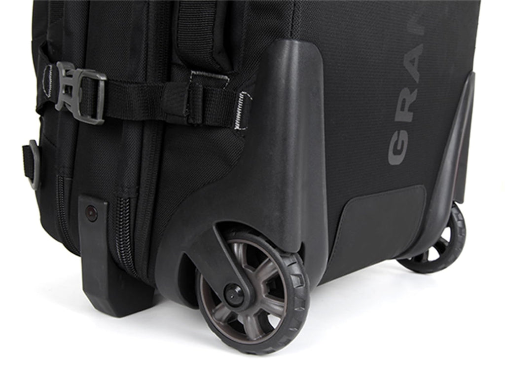 Granite Gear 55L Water - Resistant Wheeled Duffle Suitcase with Backpack & Waist Straps - Carry - On Luggage Tote Softcase