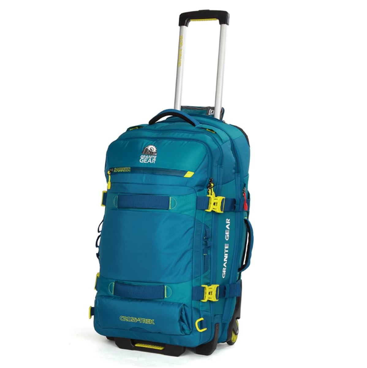 Granite Gear Water-Resistant Wheeled Duffle Suitcase – Check-in Softcase Luggage with Backpack Strap and Rolling Wheels for Travel