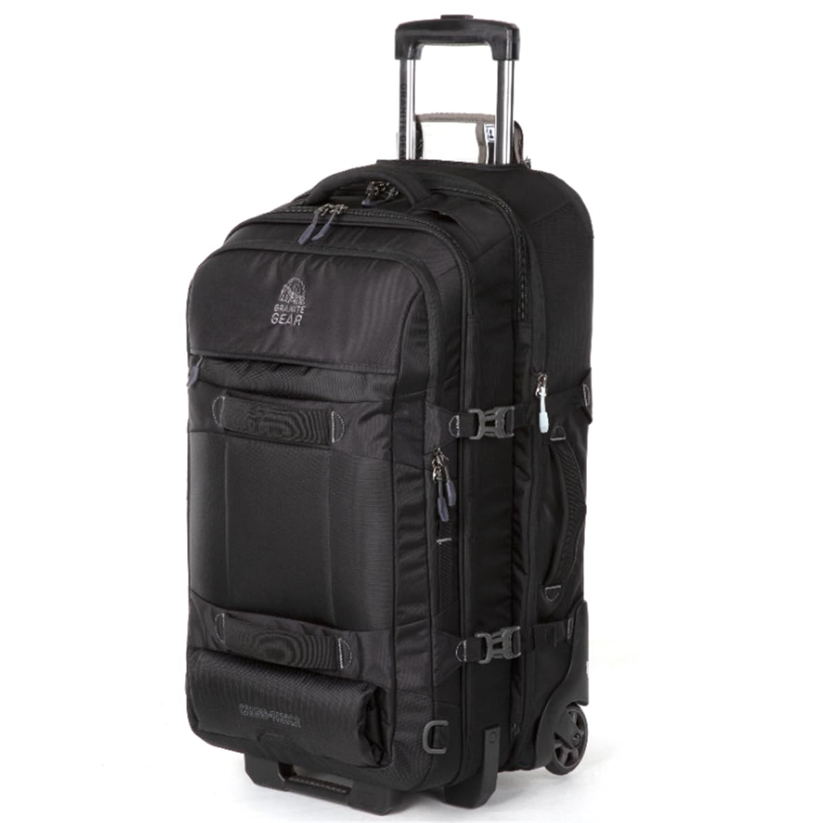 Granite Gear Water-Resistant Wheeled Duffle Suitcase – Large Check-in Softcase Luggage with Backpack Straps and Rolling Wheels for Travel