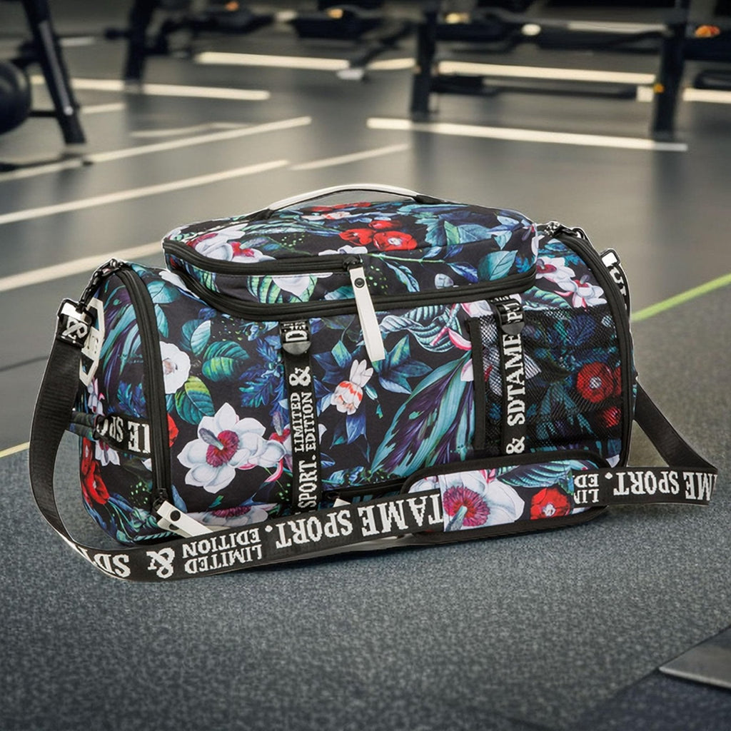 Gym Duffle Bag Backpack with Shoe Compartment,4 ways Travel Backpack for Women and Men,Multi - Functional Weekender bag with Waterproof Layer&Laptop Compartment for Fitness, Travel,Camping(Turquoise)