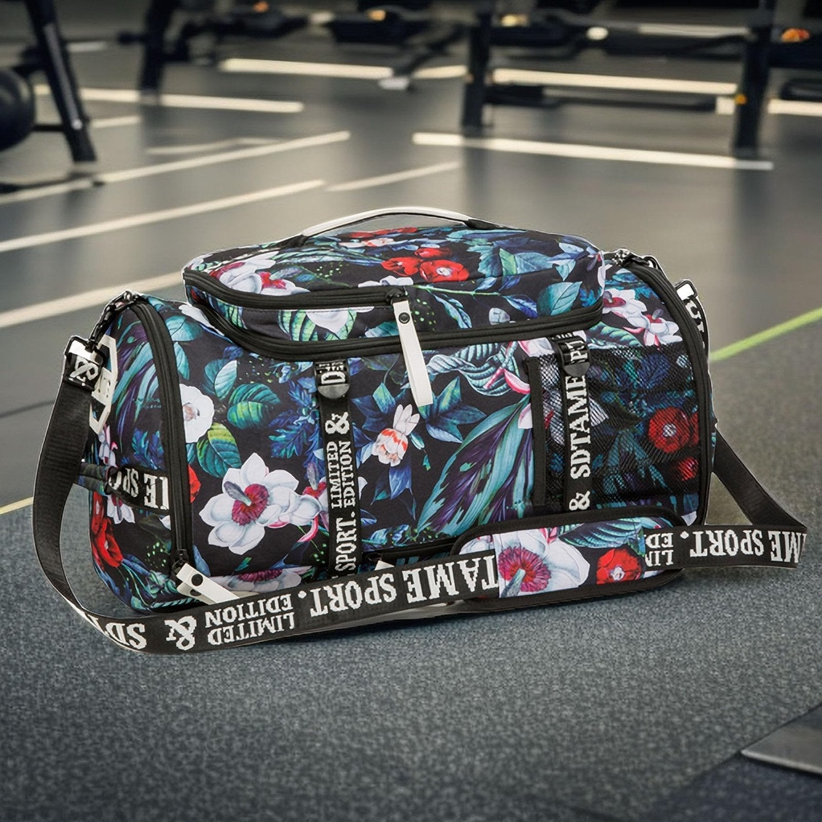 Gym Duffle Bag Backpack with Shoe Compartment,4 ways Travel Backpack for Women and Men,Multi - Functional Weekender bag with Waterproof Layer&Laptop Compartment for Fitness, Travel,Camping(Turquoise)