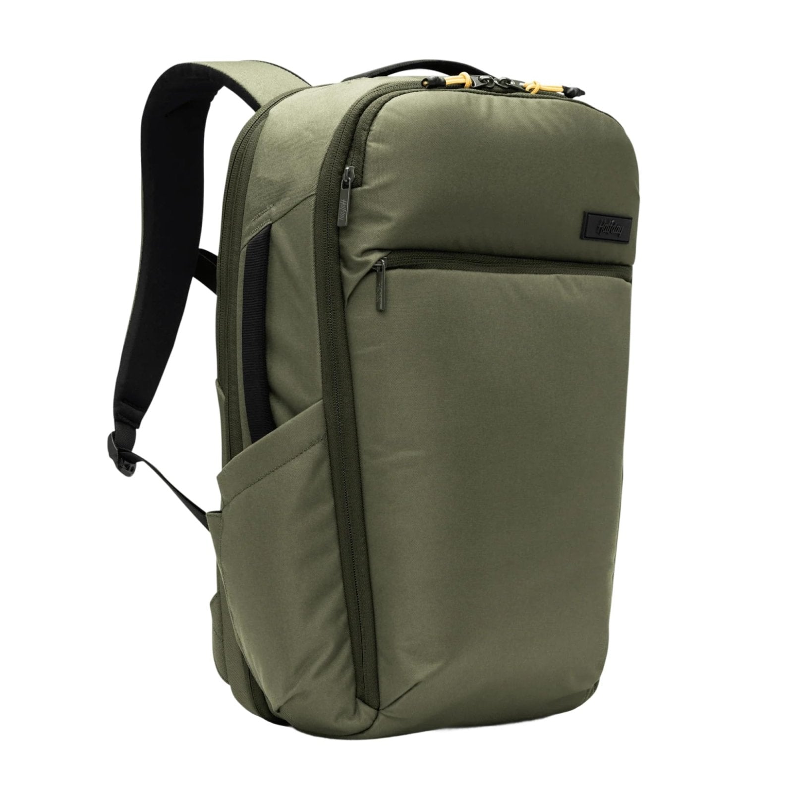Halfday Roamer All-in-One Travel Backpack | 15” Laptop Compartment, Built-In Shoe/Laundry Pouch, Magnetic Sternum Strap, Padded Shoulder Support | Weekend & Business Trip Carry-on Bag, Olive