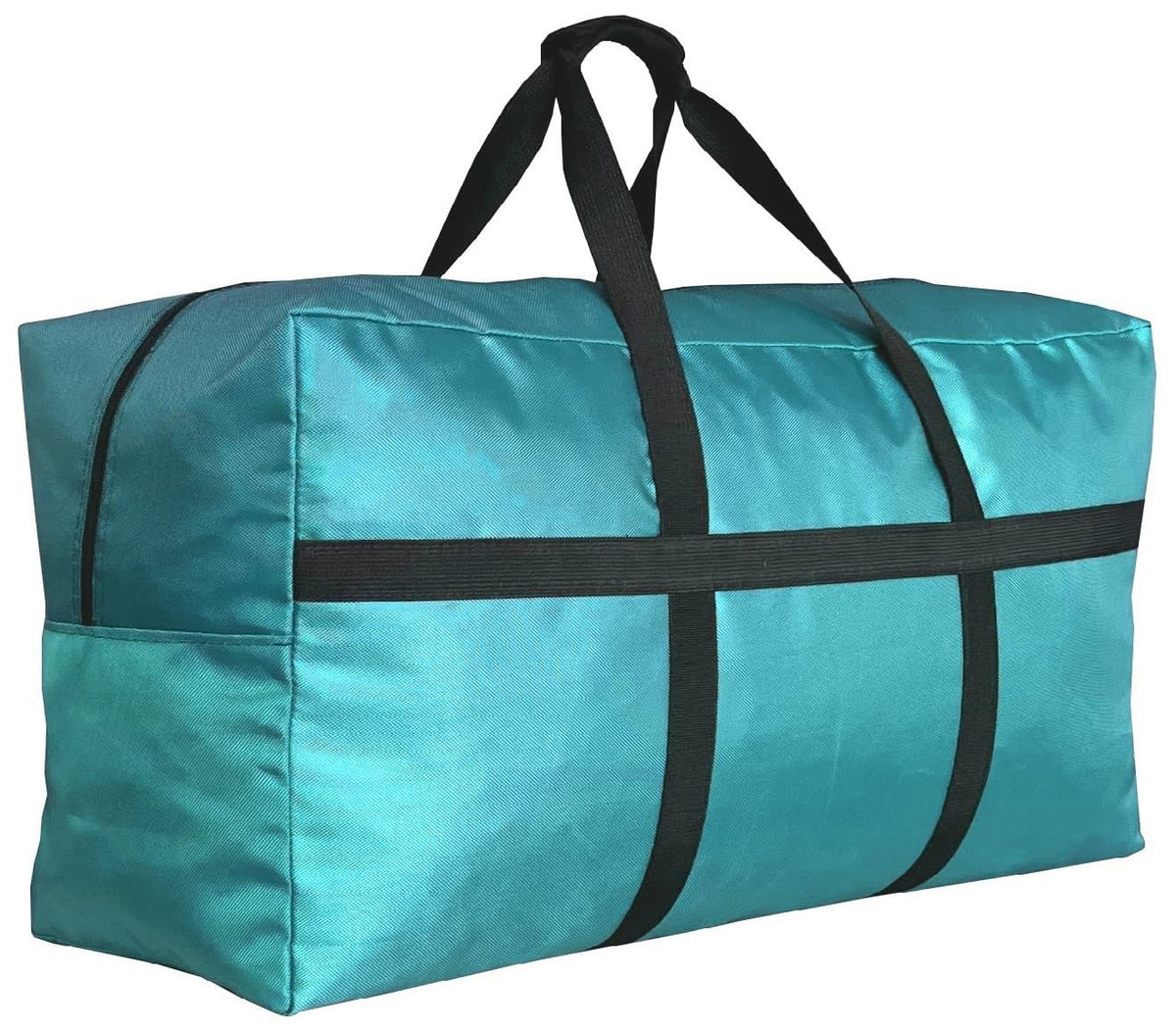 HaoHakka Extra Large Storage Duffle Bag for Travel, Big Foldable XL Duffle Bag for Traveling - Turquoise