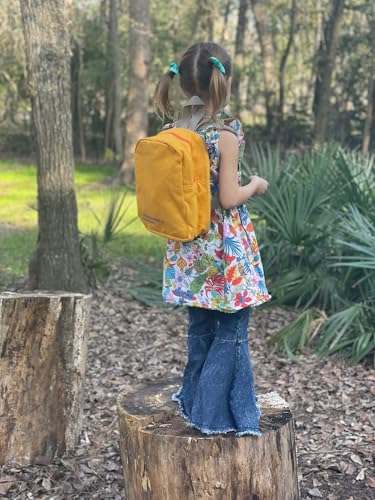 Hip Baby Wrap Toddler Backpack for Travel, Daycare Bag For Ages 2-4, Yellow