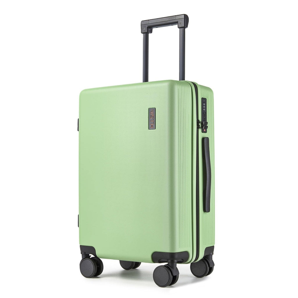 Hulsin Carry on Luggage 22x14x9 Airline Approved, 20 Inch Carry-on Suitcase, Hard Shell Luggage with Spinner Wheels, Hardside Small Rolling Suitcase with TSA Lock for Travel (Green, 20 Inch)