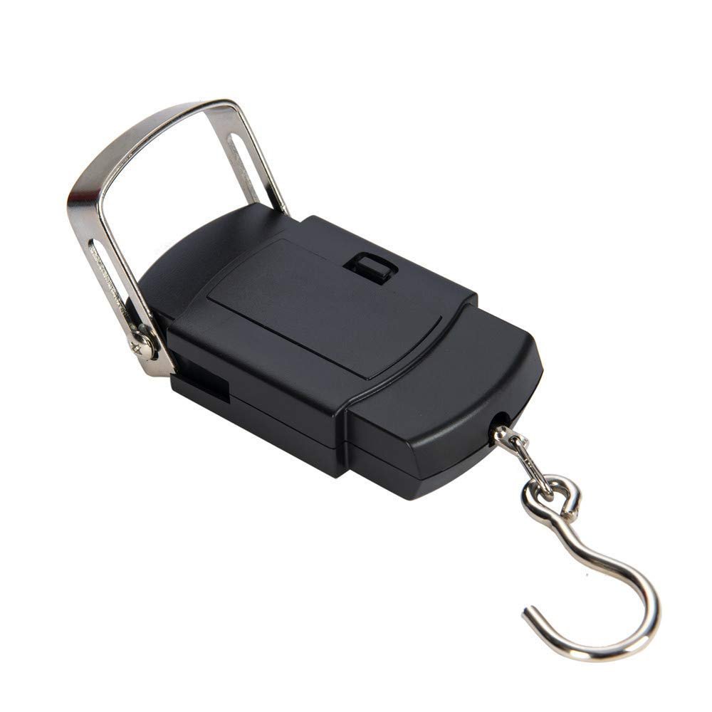 Hyindoor Portable Luggage Scale 50kg/110lb Electronic Digital Suitcase Weight Scale Travel Bag Hanging Weighing Scale