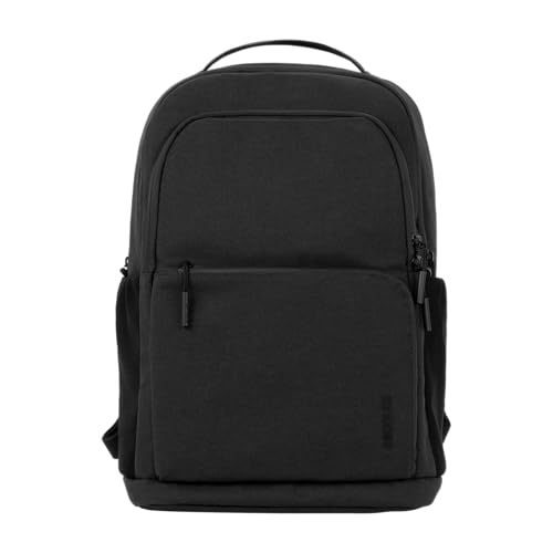 Incase Facet 25L Durable Travel Backpack + Laptop Bag with Computer Sleeve with Quick Release Strap - Carry On Backpack (Black, 25L)