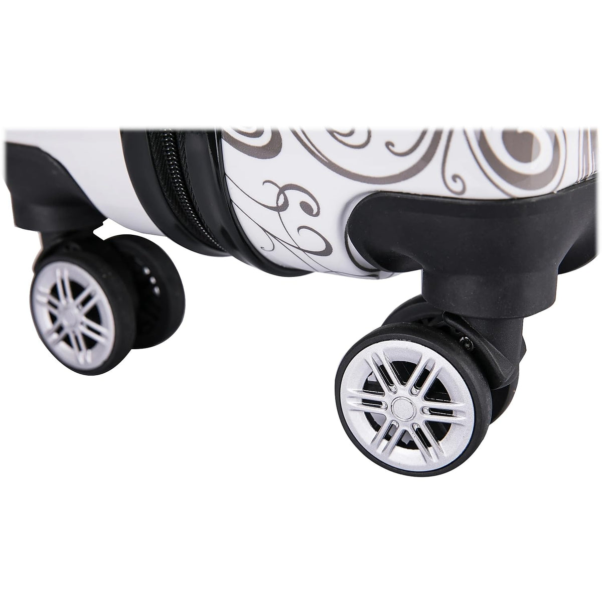 InUSA Prints PC/ABS Plastic 4 - Wheel Spinner Luggage, Butterfly (IUAPC00M - BUT)