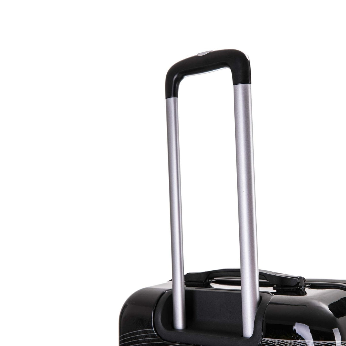 InUSA Prints PC/ABS Plastic Carry - On Luggage, Black Butterfly (IUAPC00S - BBU)