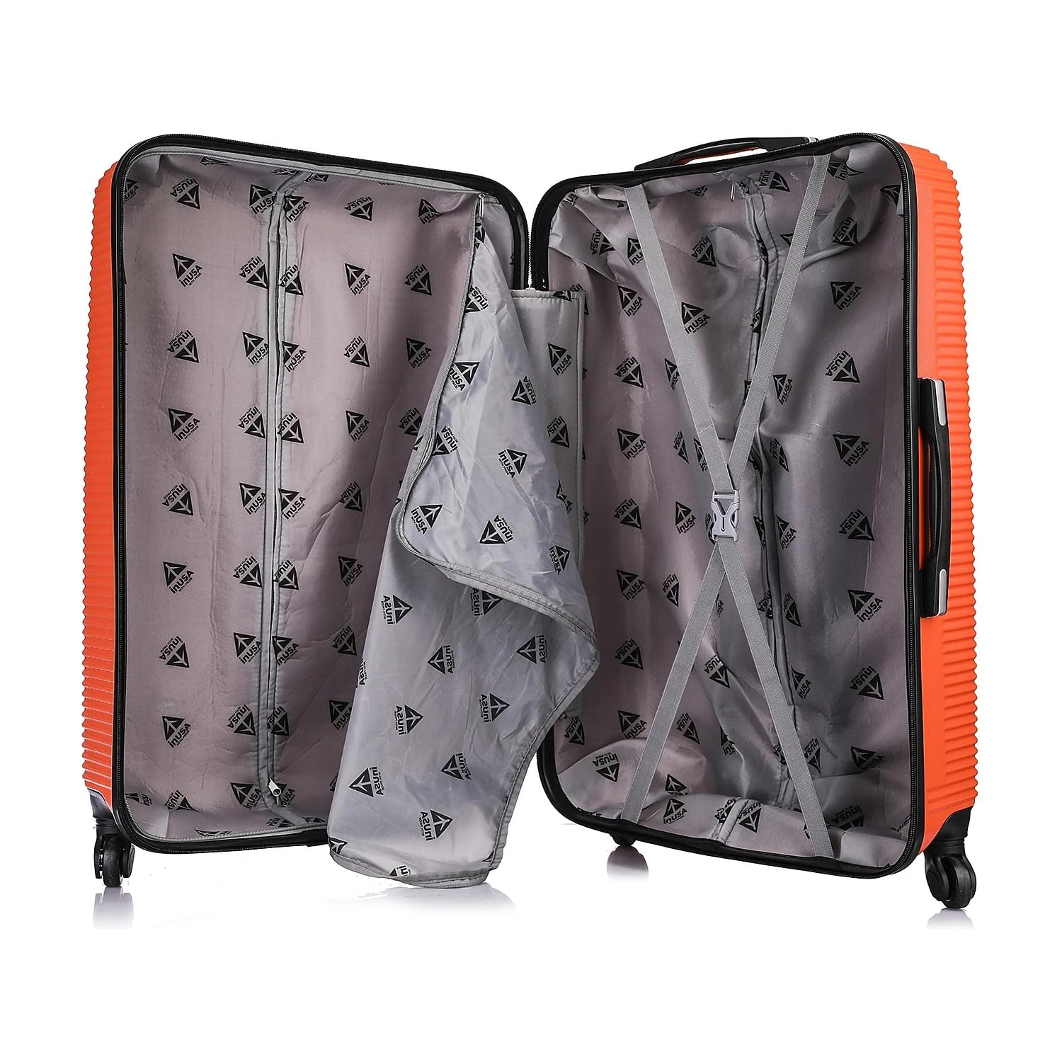 InUSA Royal 32" Hardside Suitcase, 4 - Wheeled Spinner, Orange (IUROY00XL - ORG)