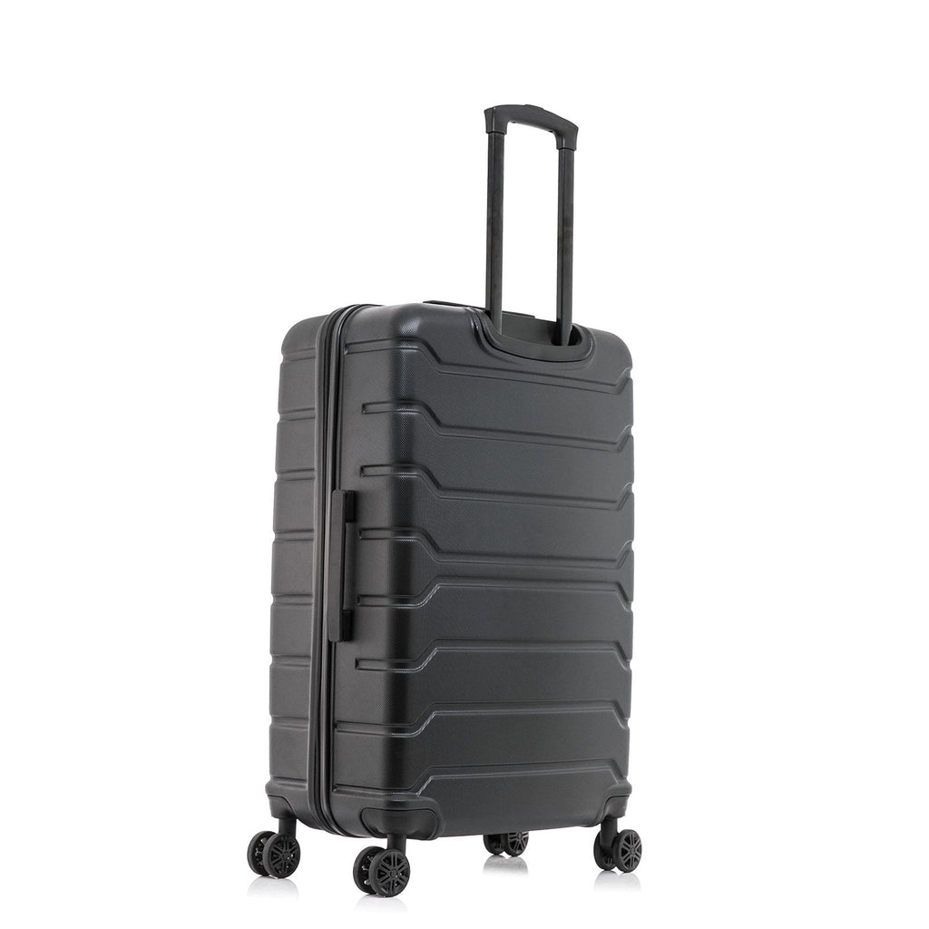 InUSA TREND Luggage with Spinner Wheels | Durable Lightweight Hardside Suitcase, Travel bag with Handle and Trolley, 28 - Inch Large Checked luggage | Black