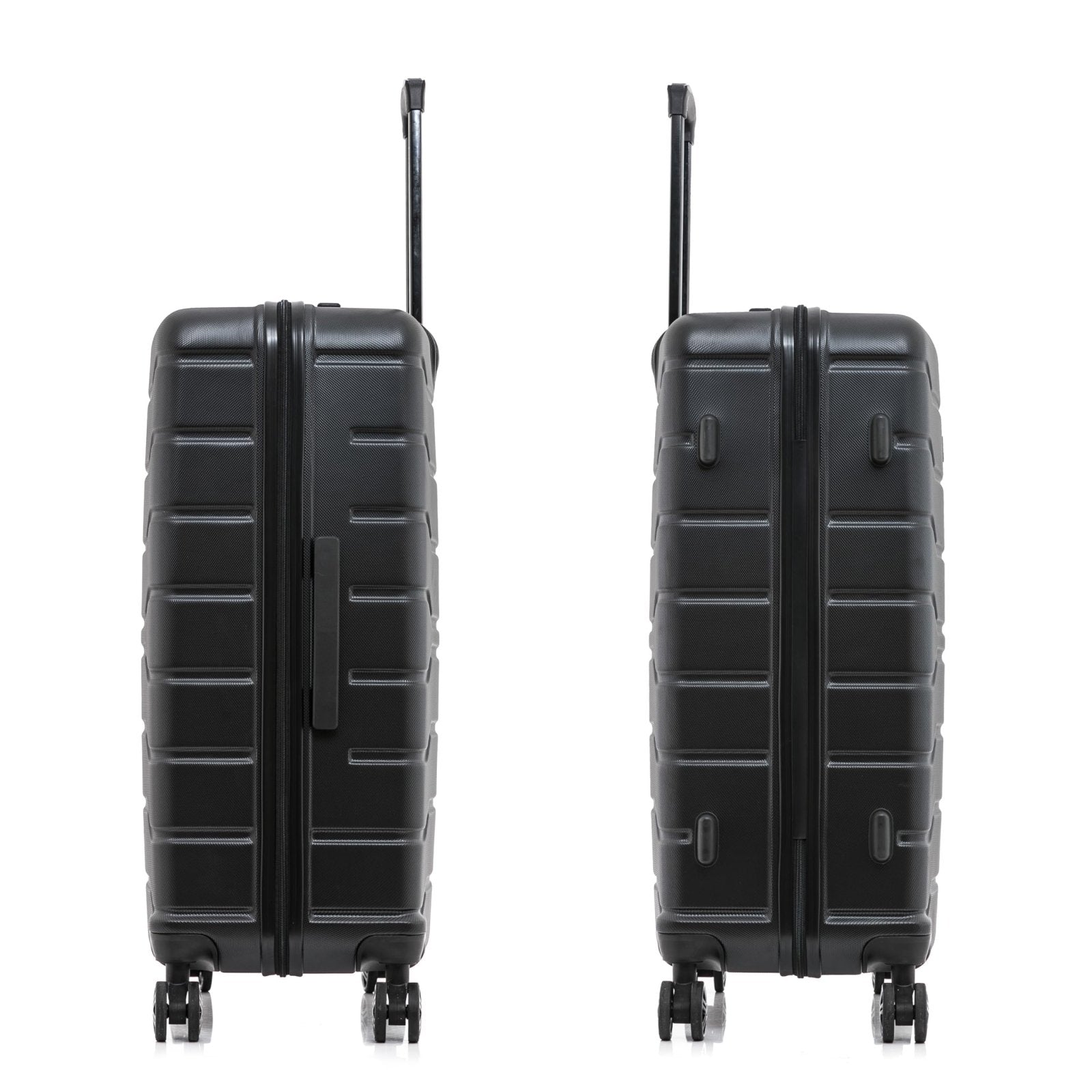 InUSA TREND Luggage with Spinner Wheels | Durable Lightweight Hardside Suitcase, Travel bag with Handle and Trolley, 28 - Inch Large Checked luggage | Black
