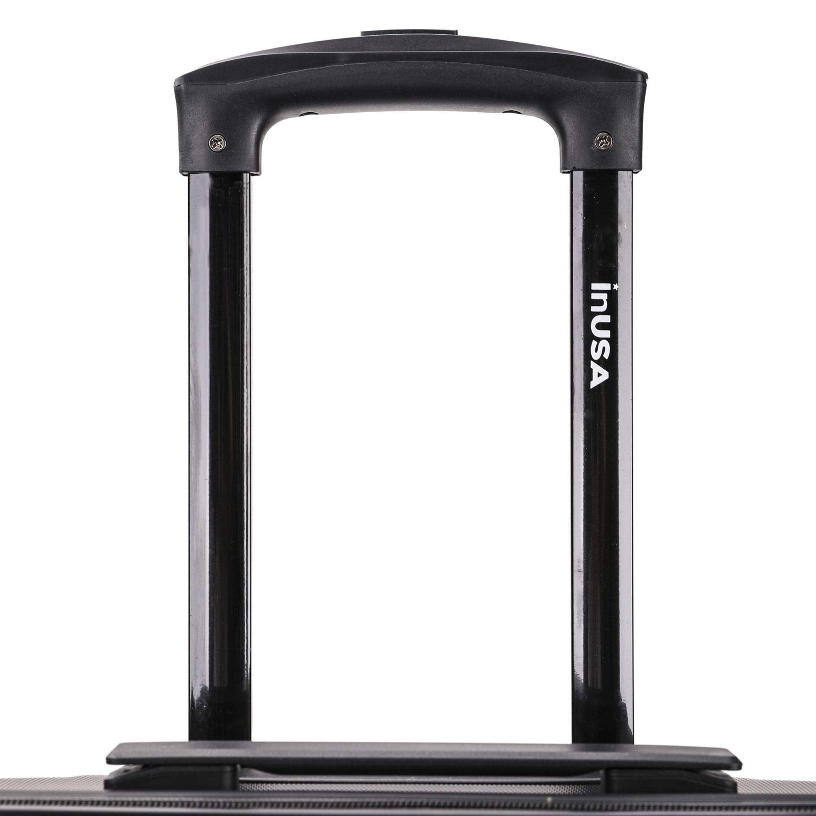 InUSA Trend Plastic Carry - On Luggage, Black (IUTRE00S - BLK)