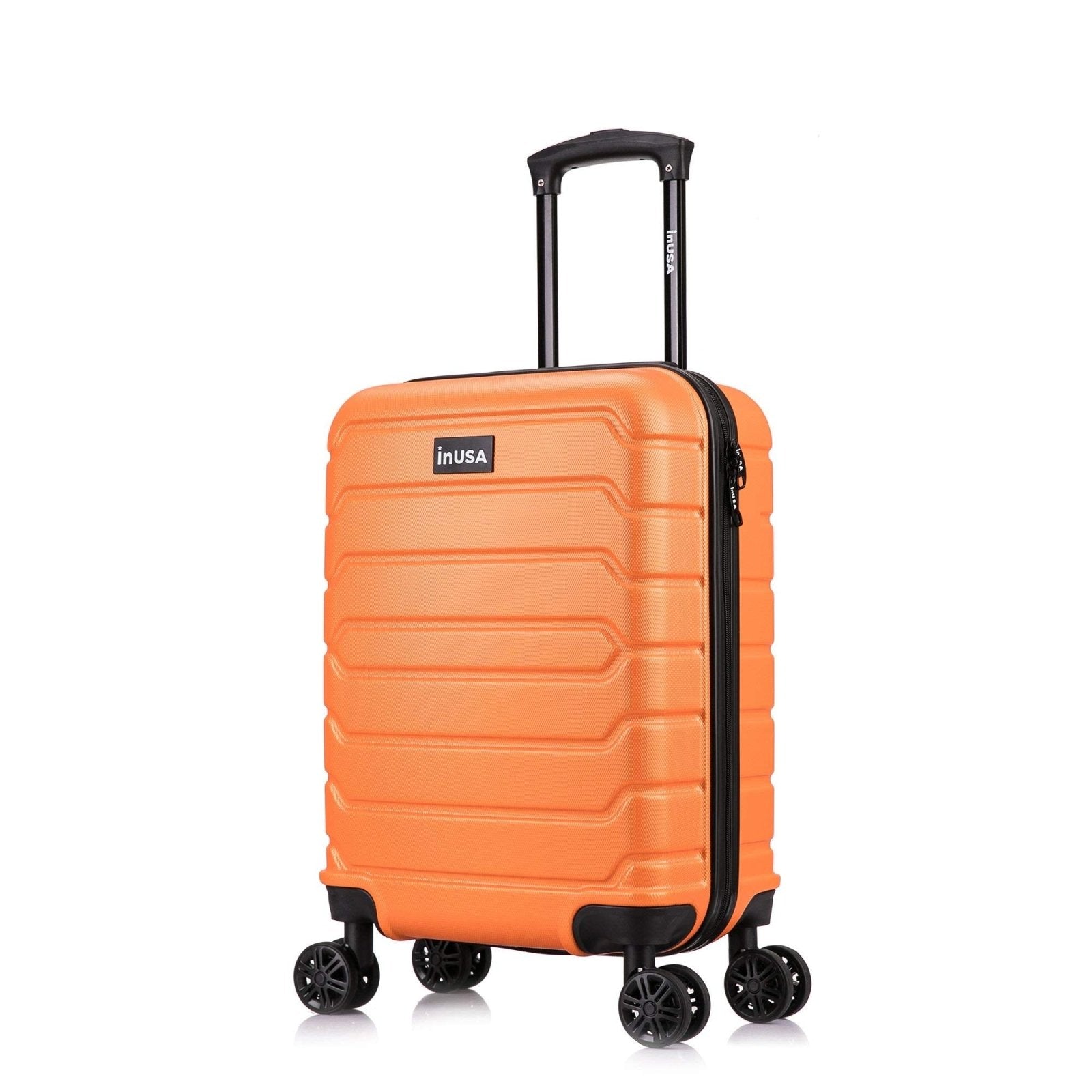 InUSA Trend Plastic Carry-On Luggage, Orange (IUTRE00S-ORA)