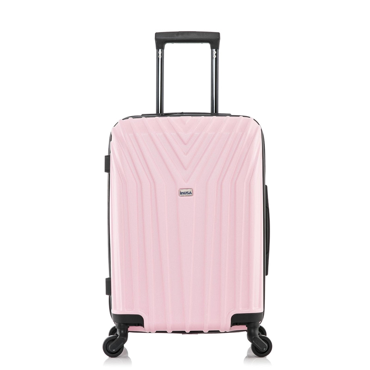 InUSA VASTY Luggage with Spinner Wheels | Durable Lightweight Hardshell Suitcase Travel Bag with Handle and Trolley 20 - Inch Carry On Small Luggage | Pink