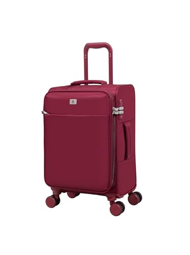 It Luggage Lustrous Luxe 22" Softside Carry-On 8 Wheel Spinner, French Port