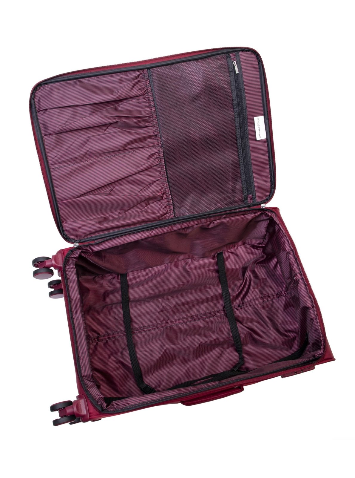 It Luggage Lustrous Luxe 3 Piece Softside 8 Wheel Spinner Set, French Port