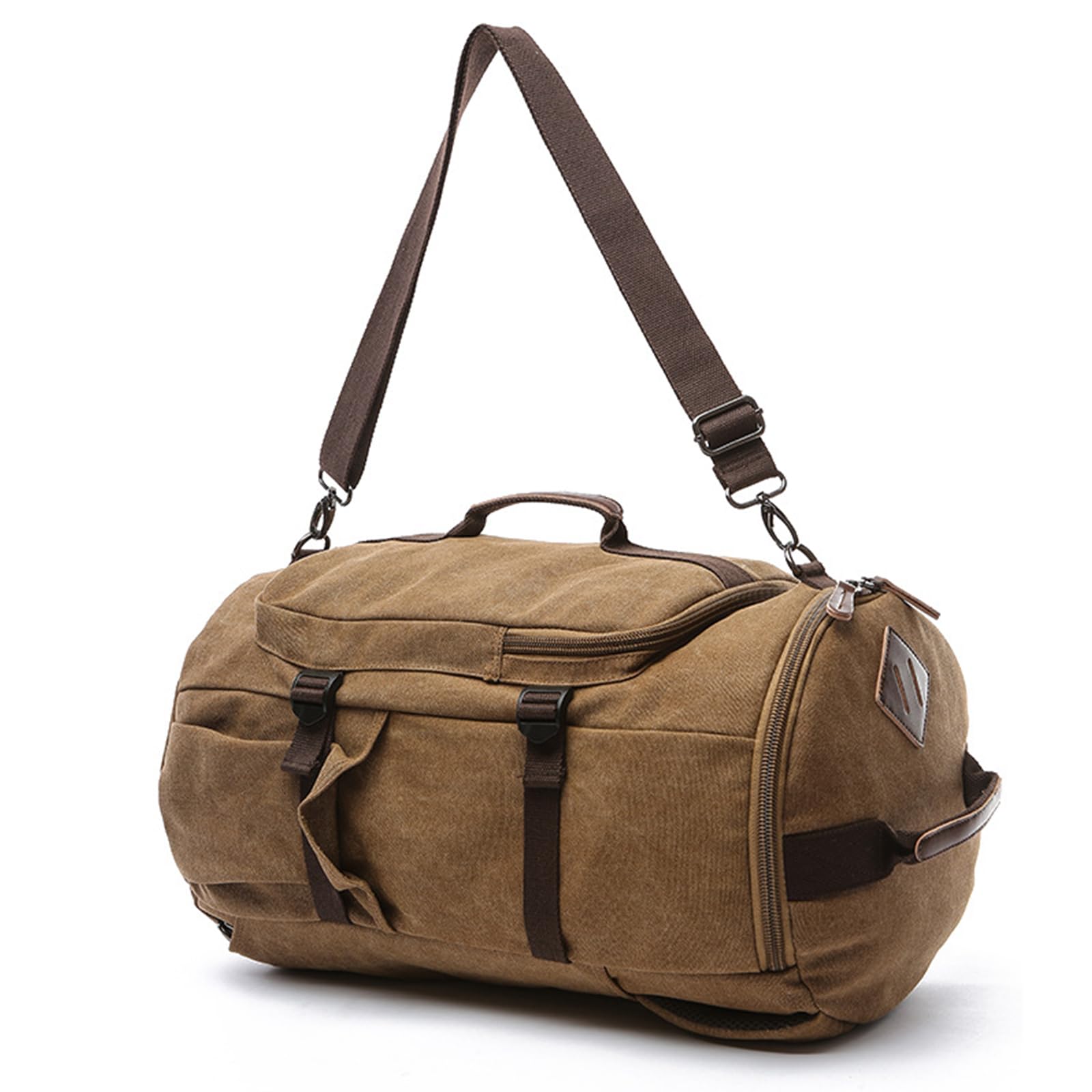IT'SCARL Large backpack for men,Travel backpack,Carry on, Canvas big bag,Work back pack(khaki)