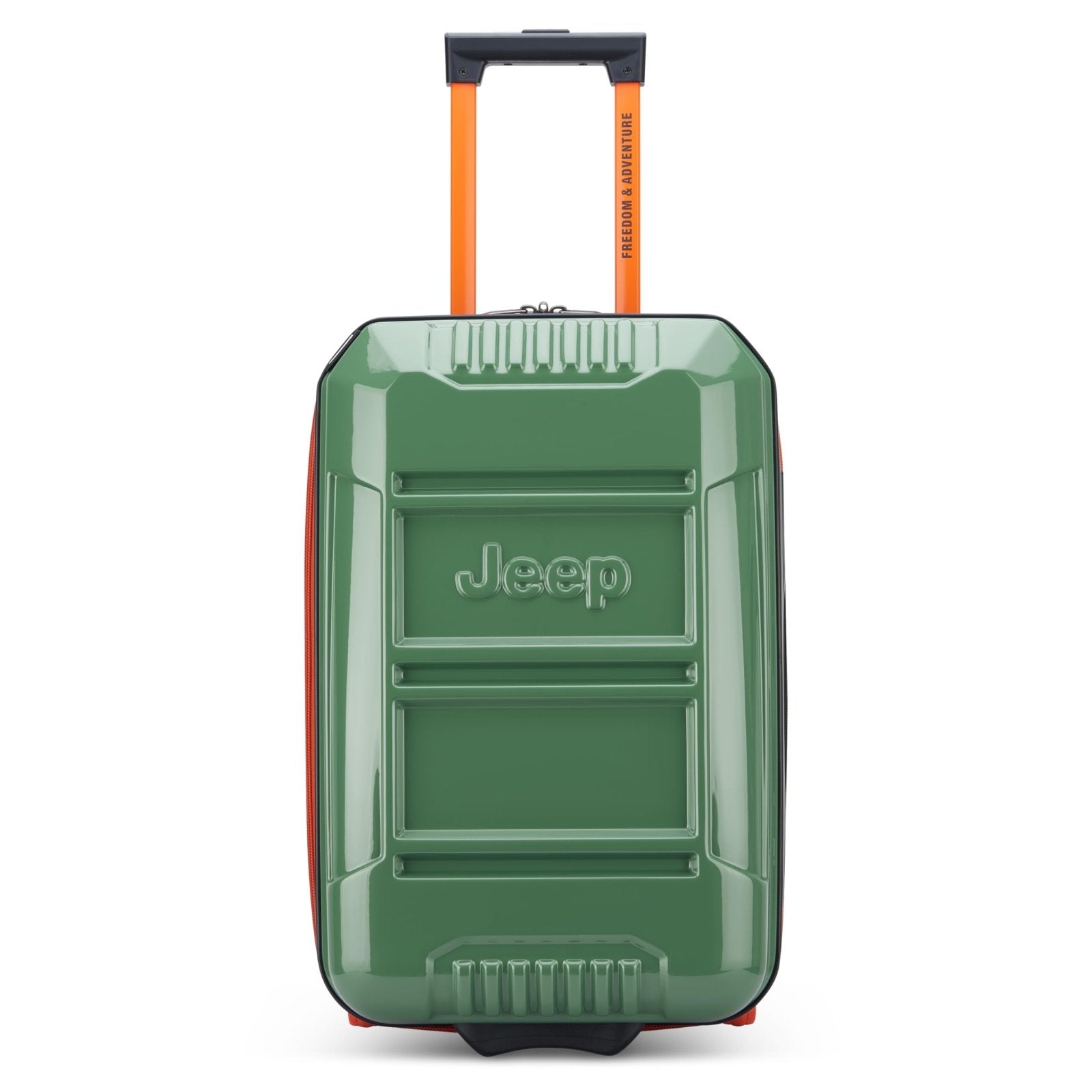 Jeep JH003B Hardside Expandable Luggage with Two Wheels, Elm Green, Carry-On 21 Inch