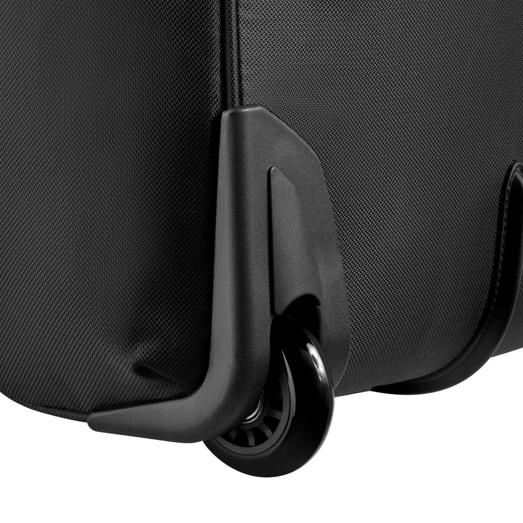 Jeep JS009D Two Wheel Rolling Travel Duffle Bag, Black, 31 Inch