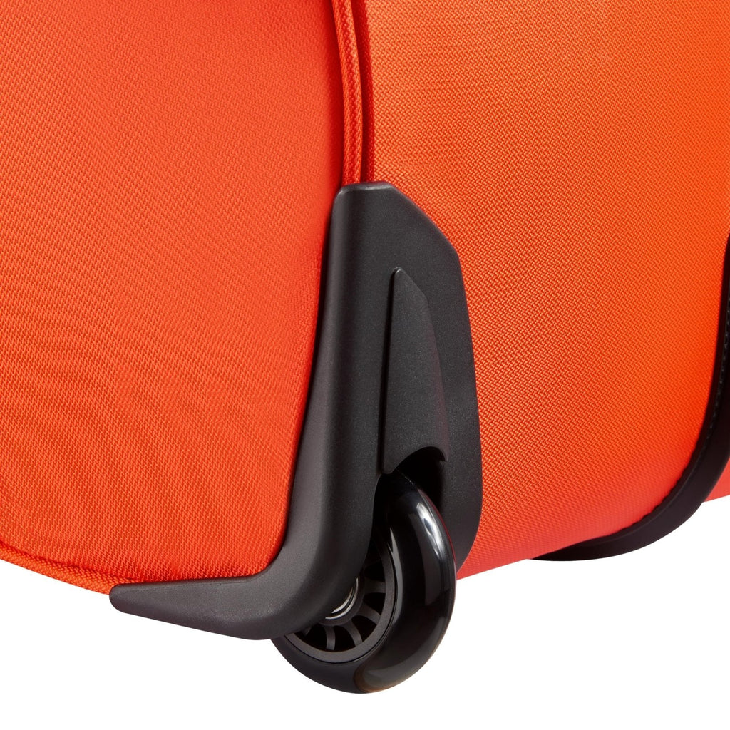 Jeep JS009D Two Wheel Rolling Travel Duffle Bag, Orange, 20 Inch