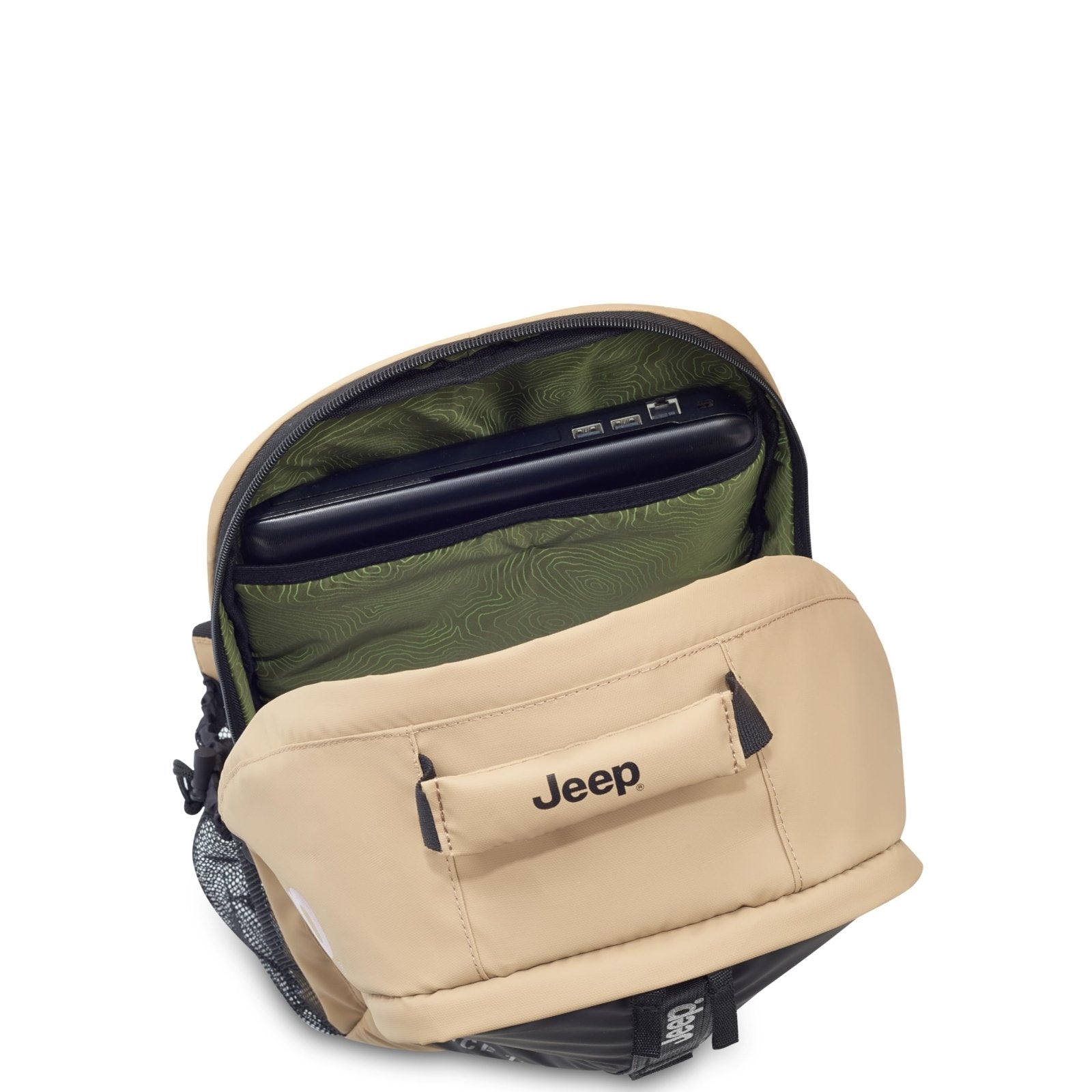 Jeep JS011B Laptop Travel Backpack, Yellow