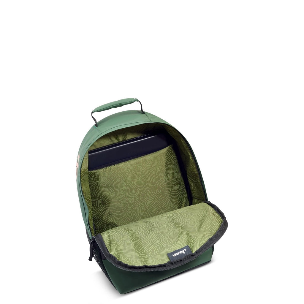 Jeep JS012C Laptop Travel Backpack, Green