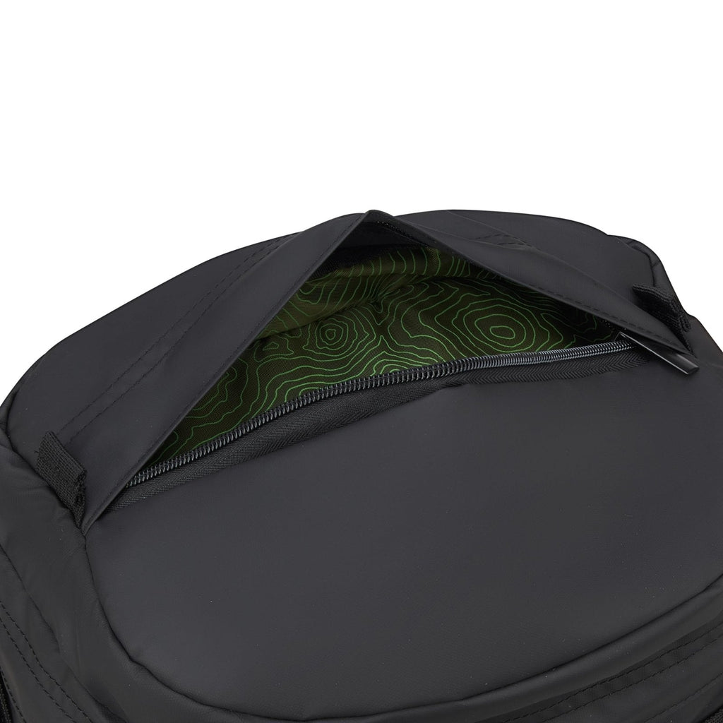 Jeep JS013C Cylindrical Laptop Travel Backpack, Black