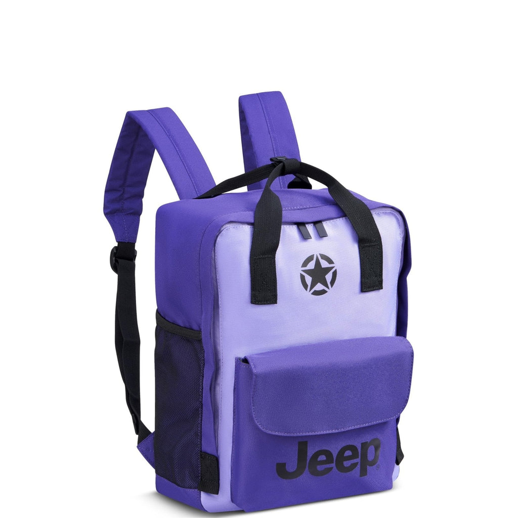Jeep JS014D Tote Laptop Travel Backpack, Purple