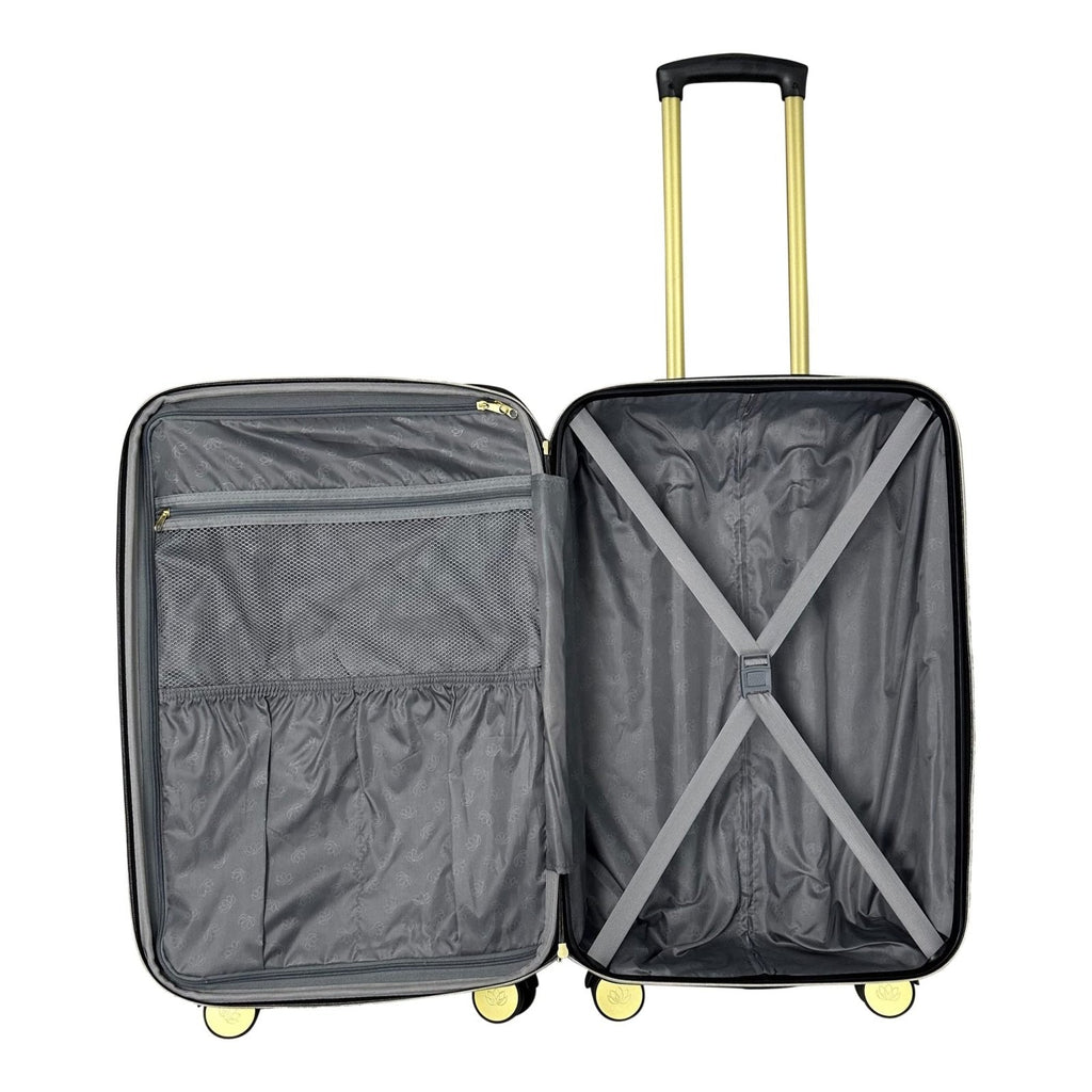 Jenni Chan Entin 3 - Piece Hardside Lightweight Expandable Spinner Luggage Set