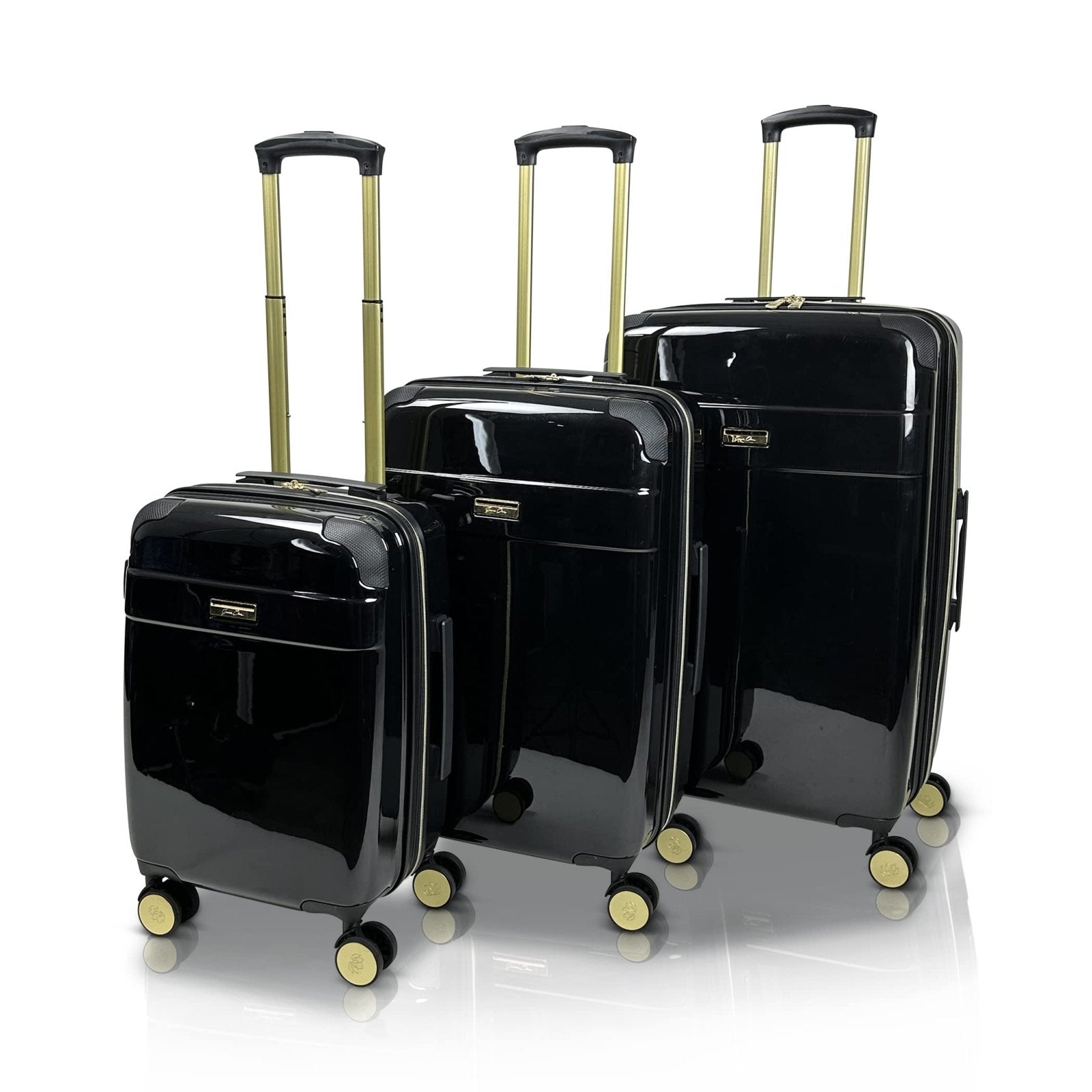 Jenni Chan Entin 3-Piece Hardside Lightweight Expandable Spinner Luggage Set
