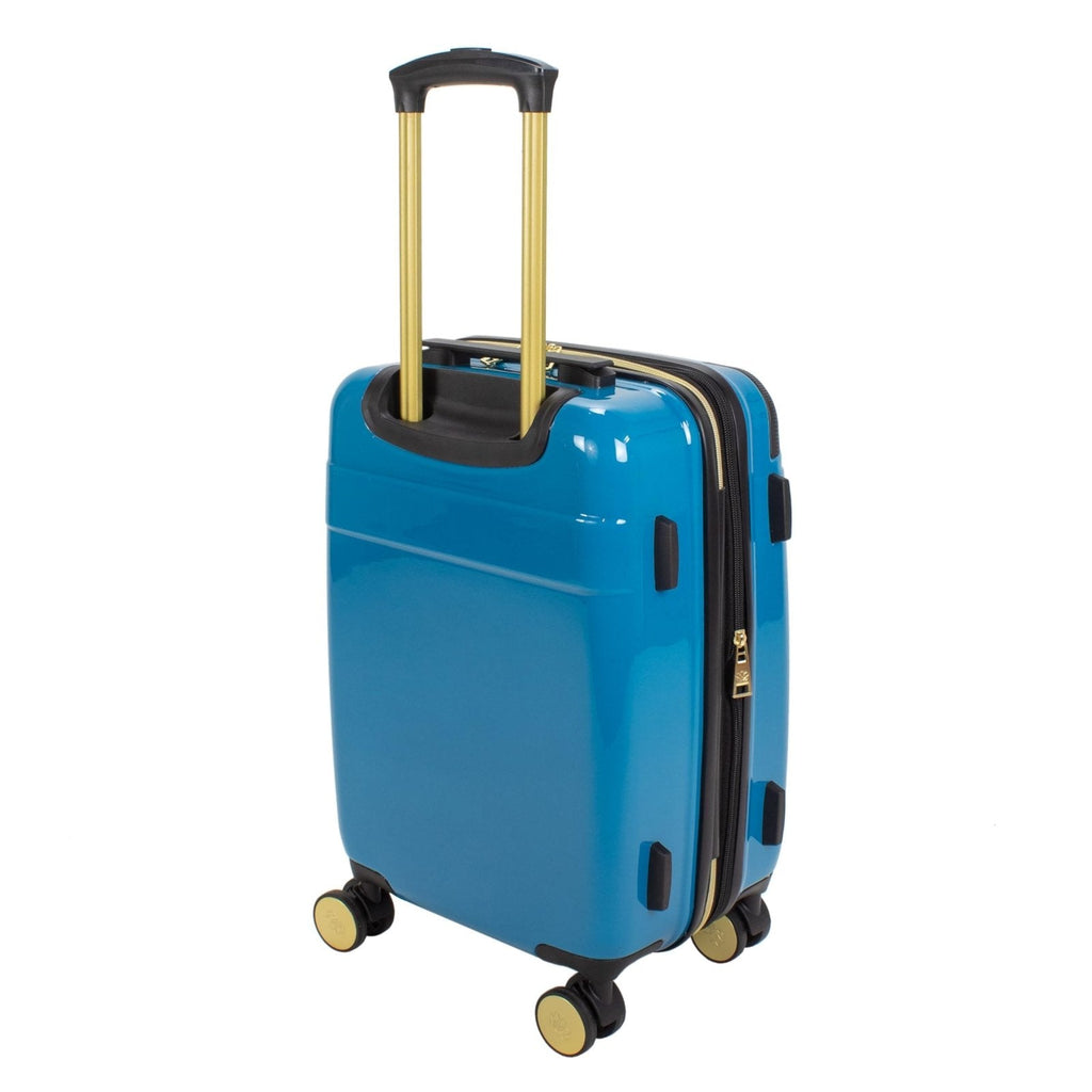 Jenni Chan Entin 3 - Piece Hardside Lightweight Expandable Spinner Luggage Set (Teal)