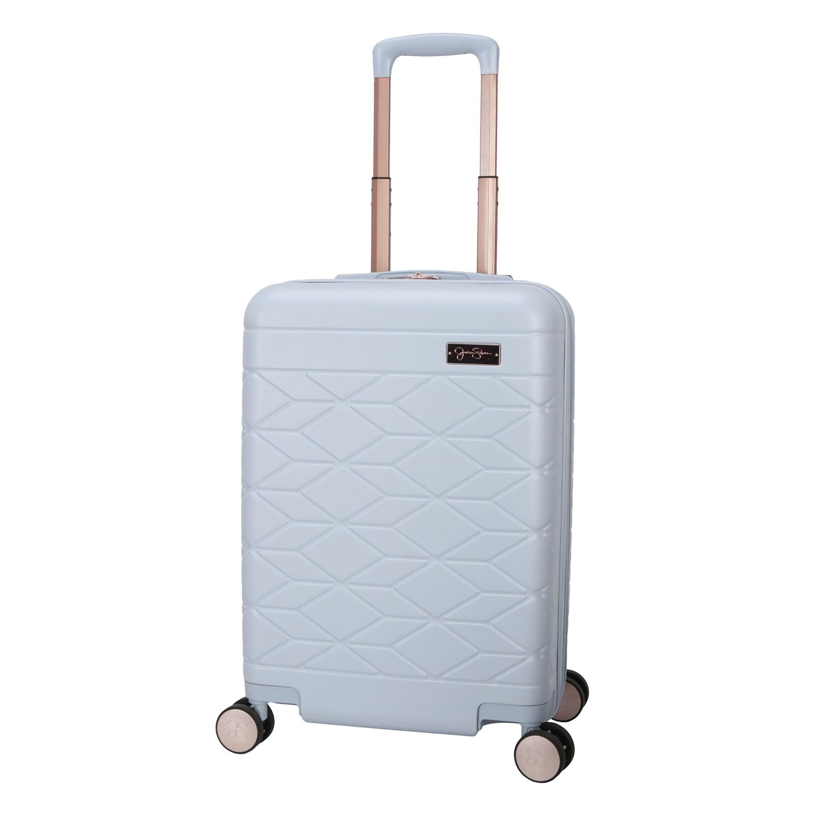 Jessica Simpson Aris 20"Expandable 8-Wheel Spinner Carry On Luggage Suitcase, Niagara Mist