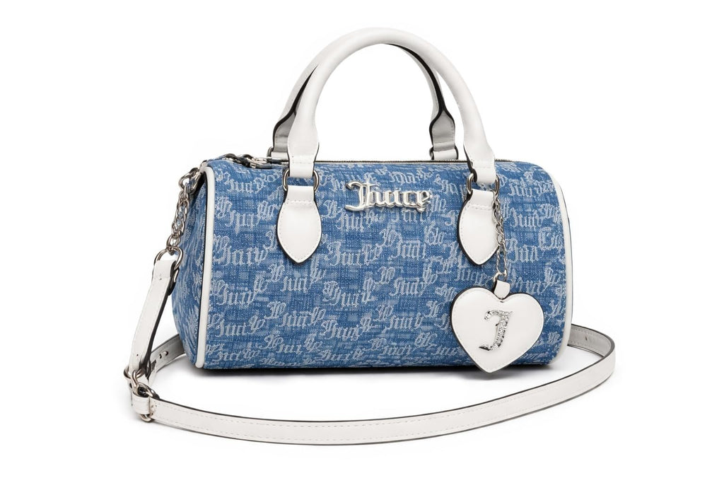 Juicy Couture Queen of Everything Mini Duffle Bag (Royal Denim Ice)