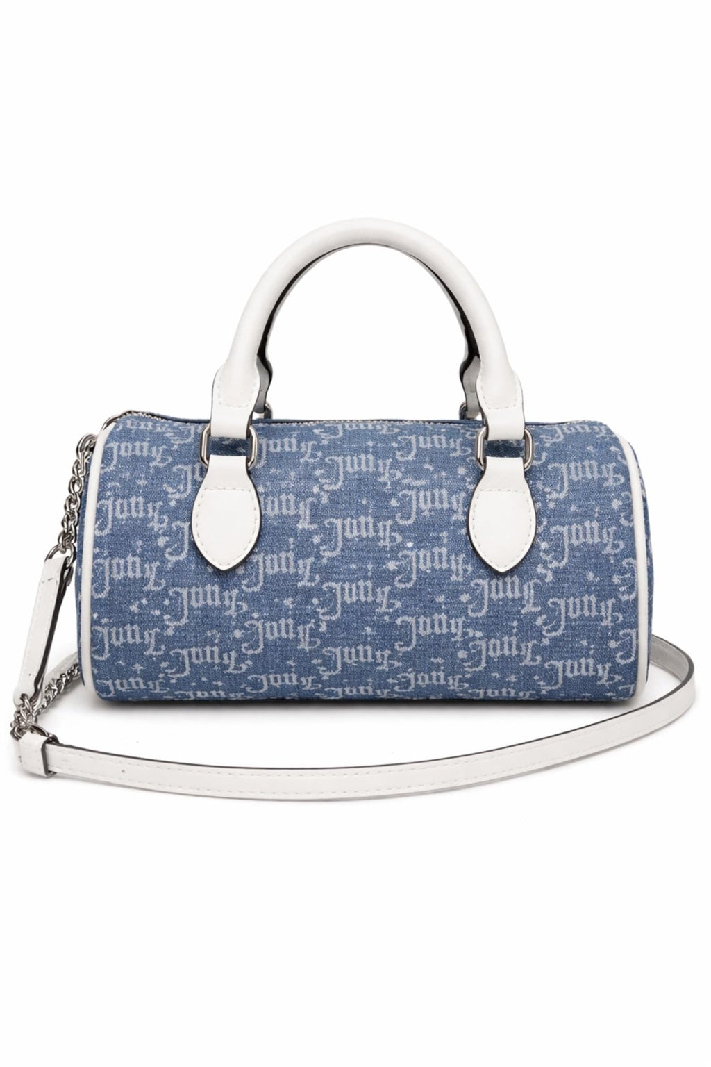 Juicy Couture Queen of Everything Mini Duffle Bag (Royal Denim Ice)