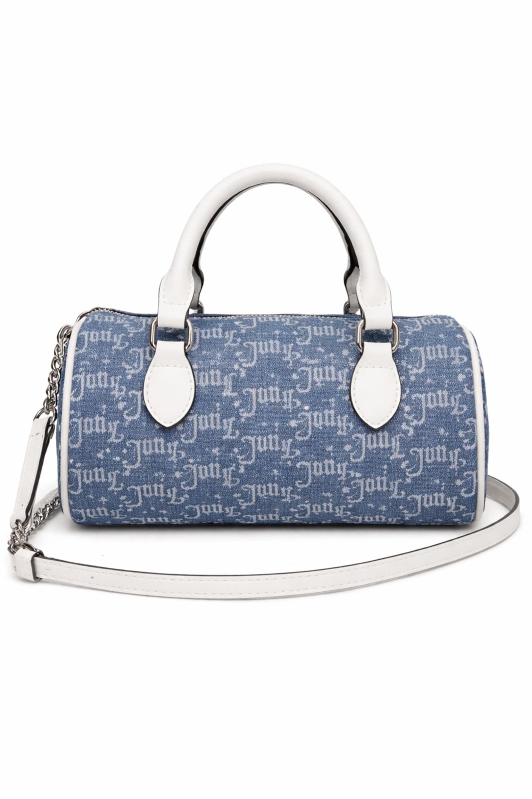 Juicy Couture Queen of Everything Mini Duffle Bag (Royal Denim Ice)