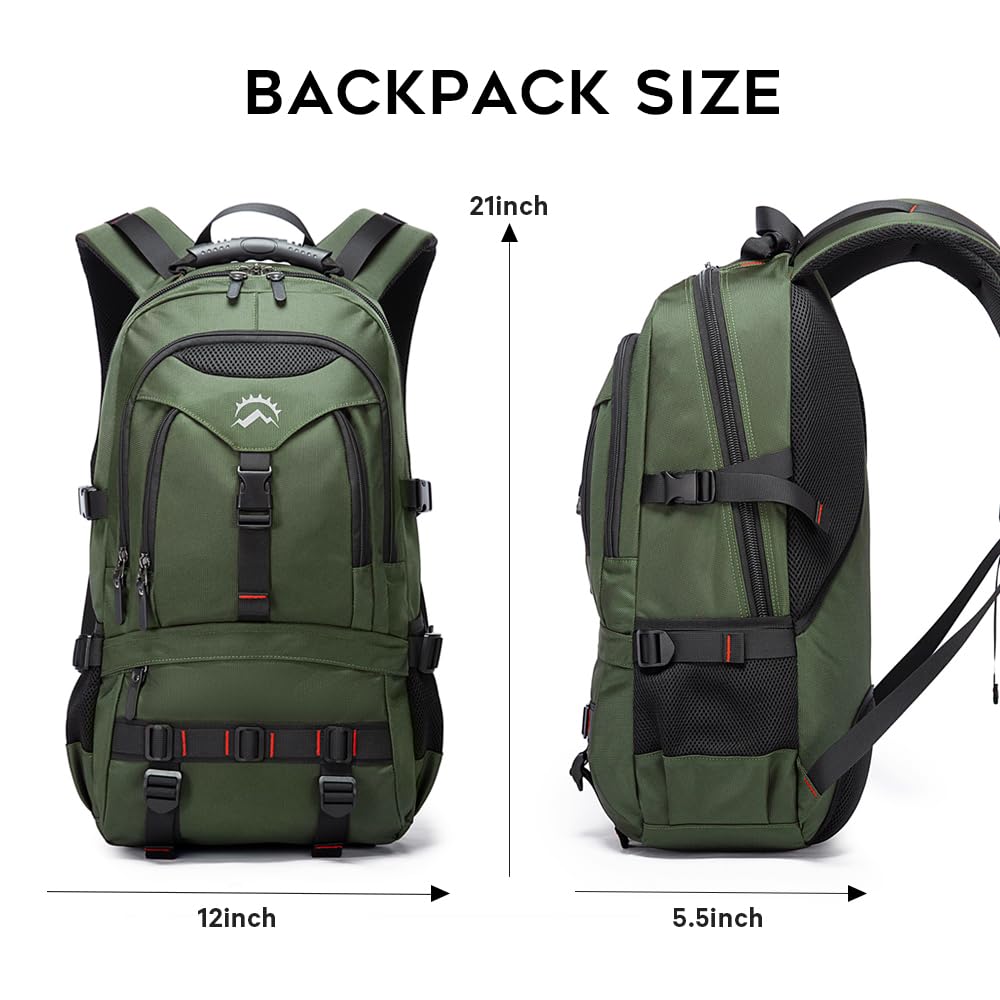 KAKA Travel Backpack Fight Approved with 17.3 inch Laptop Lackpack Compartment Outdoor Duffle Bag for men and women