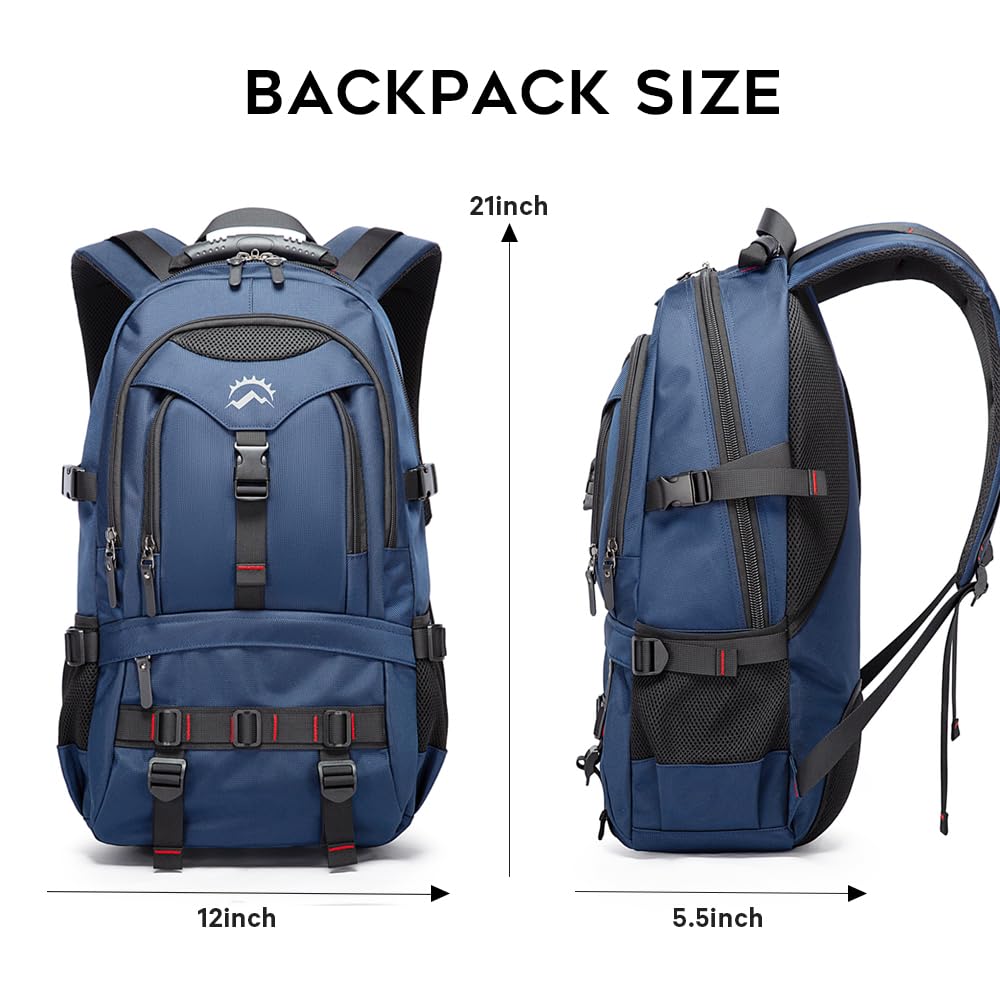 KAKA Travel Backpack Fight Approved with 17.3 inch Laptop Lackpack Compartment Outdoor Duffle Bag for men and women