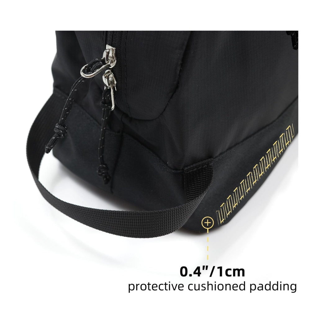 kalgoTeal Travel Toiletry Bag 5L, Compact Travel Organizer with Waterproof TPU Wet/Dry Compartment