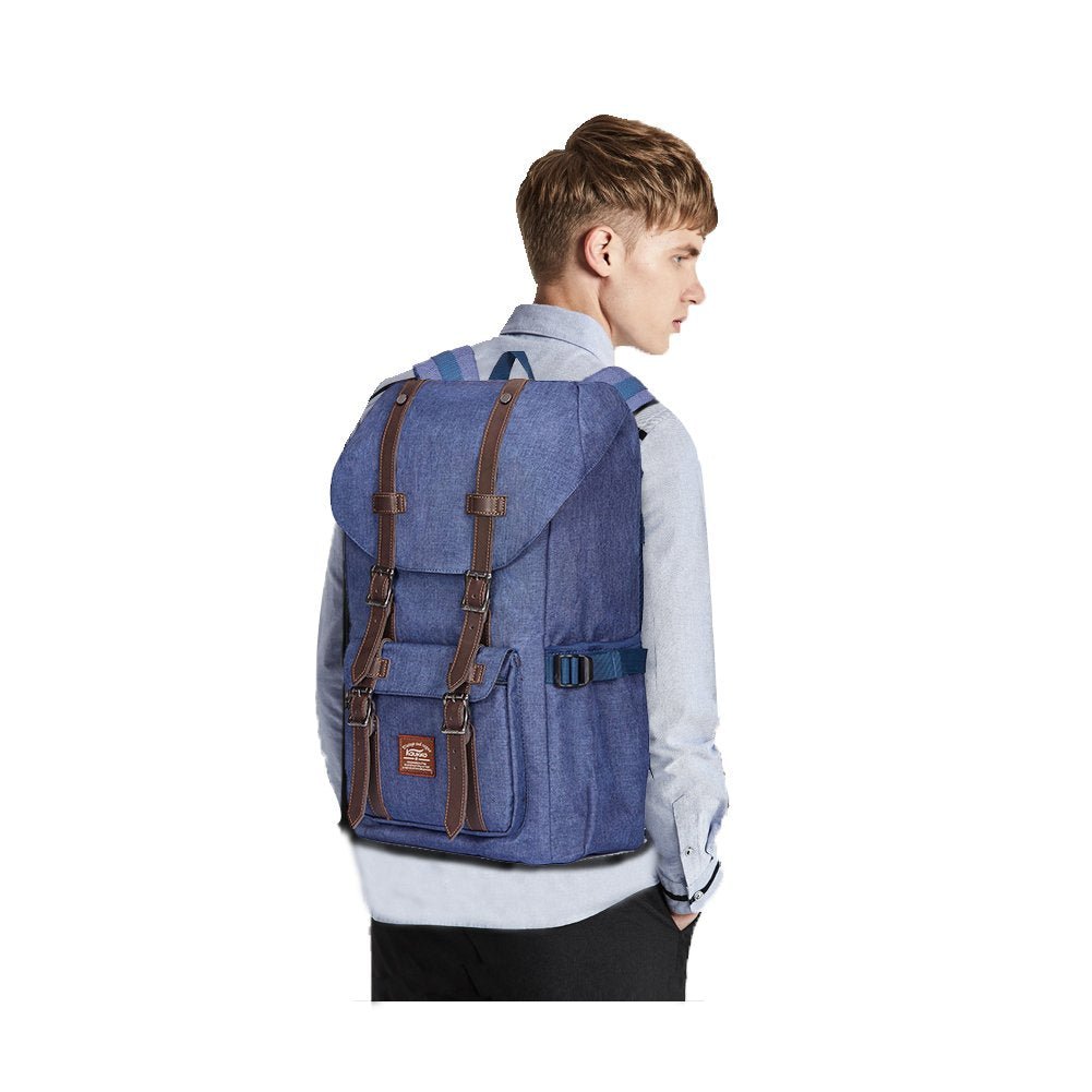 KAUKKO Travel Laptop Backpack Outdoor Rucksack Causal backpack Fits 15.6"(Oxford Blue)
