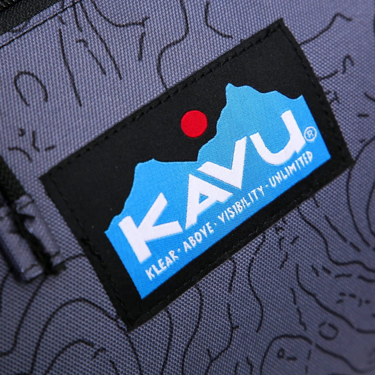 KAVU Duroga Duffle Bag Convertible Backpack With Detachable Shoulder Straps - Stone Topo