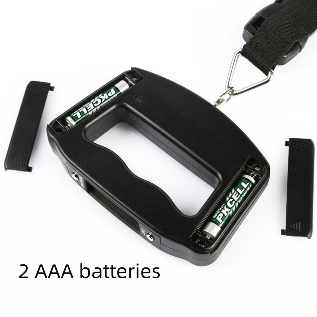Kenhihi Portable Travel Luggage Electronic Scale, Digital LCD Hanging Box Weighing Scale 110 pounds/50 kilograms, Fishing, Luggage, Gifts (Hooks)