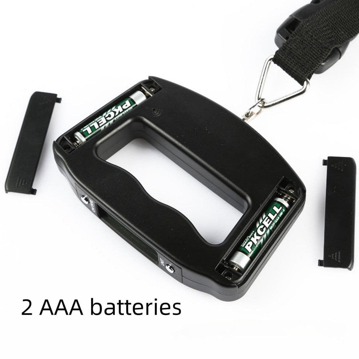 Kenhihi Portable Travel Luggage Electronic Scale, Digital LCD Hanging Box Weighing Scale 110 pounds/50 kilograms, Fishing, Luggage, Gifts (Hooks)