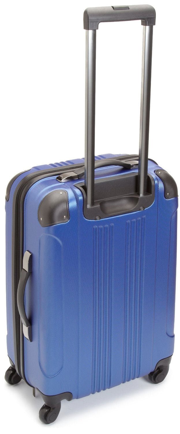Kenneth Cole REACTION Out of Bounds Lightweight Hardshell 4 - Wheel Spinner Luggage, Cobalt Blue, 24 - Inch Checked