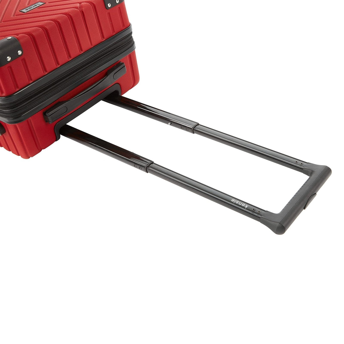 kensie 3 Piece or 20" Tigard Luggage Set, Red, 3 Piece (28"/24"/20")