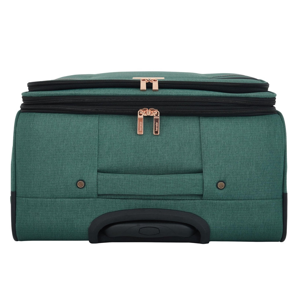 kensie Hudson Softside 3 - Piece Spinner Luggage Set, Smoke Pine