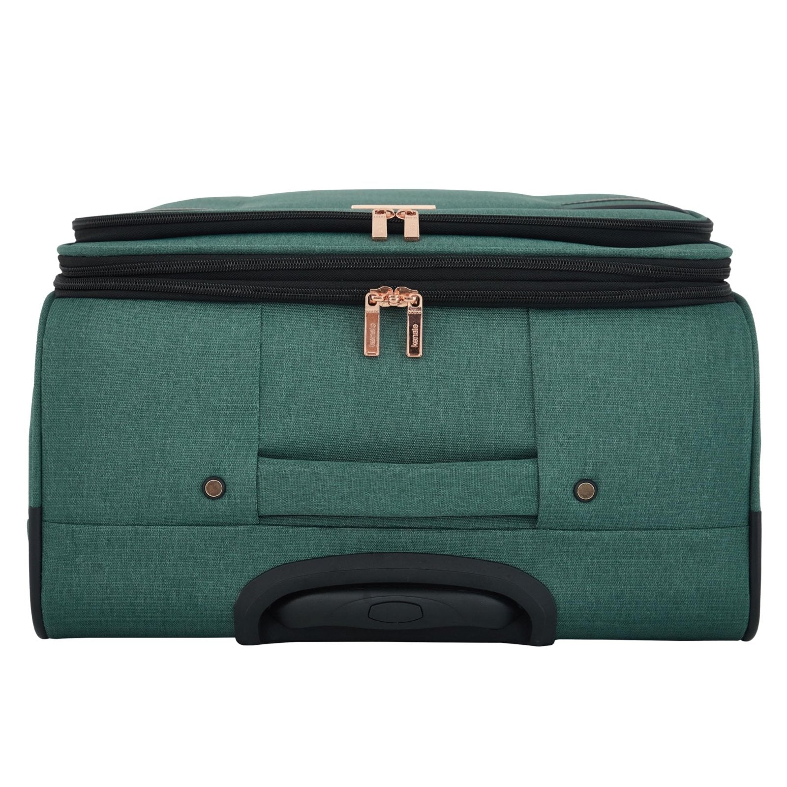 kensie Hudson Softside 3 - Piece Spinner Luggage Set, Smoke Pine
