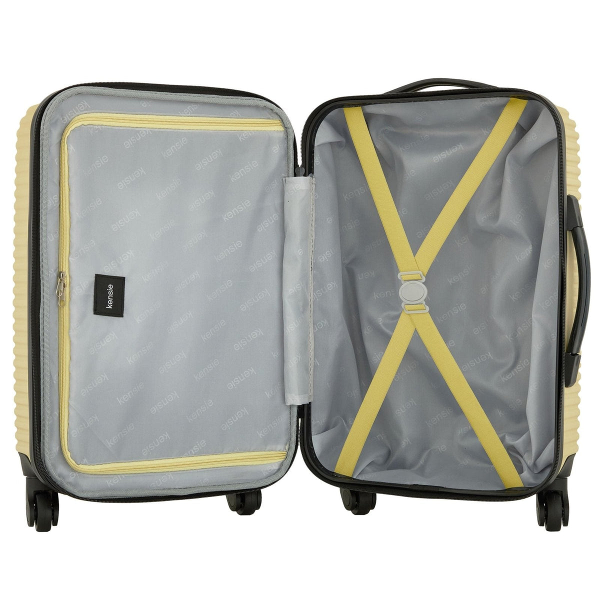 kensie Women's Hillsboro Luggage & Travel Bags Set, Dried Moss, 20" Carry - On