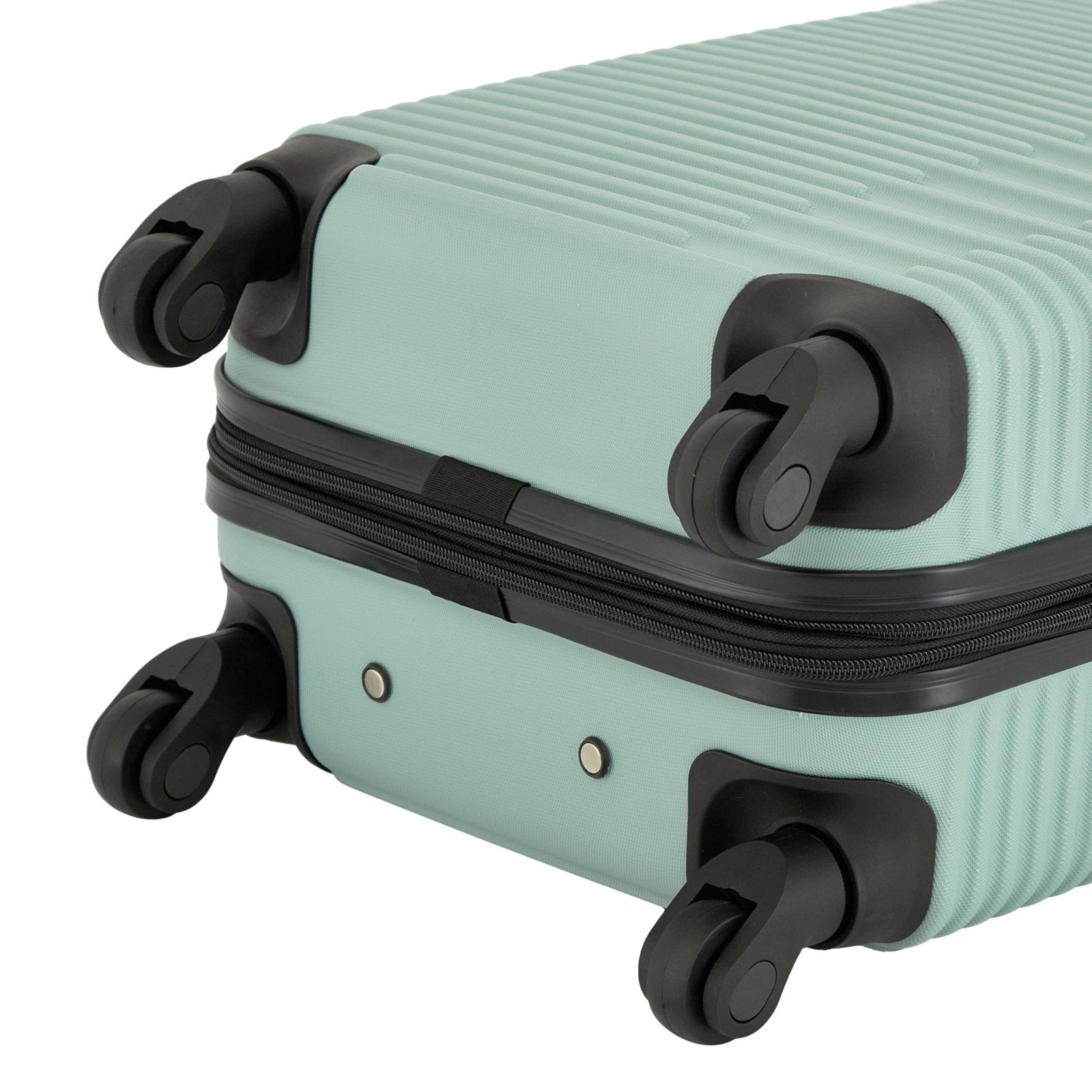kensie Women's Hillsboro Luggage & Travel Bags Set, Green Granite, 20" Carry - On