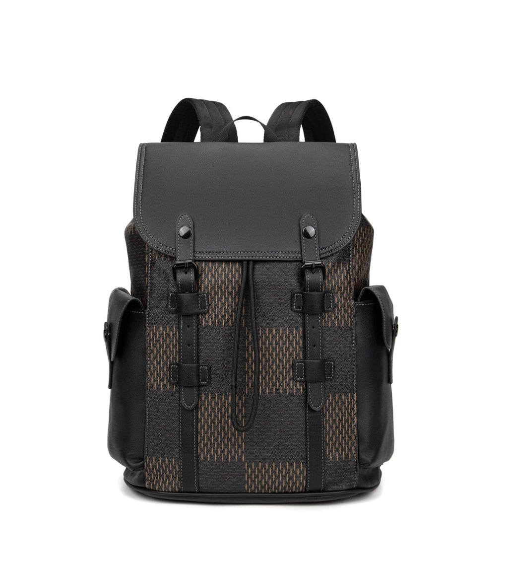 KingTo Laptop Backpack for Men Luxury Anti-Theft Travel Backpack Casual Business Waterproofing Computer Bag (B-Brown)